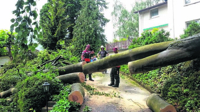 Achern Oberkirch Oberkirch Renchtal Unwetter Im Renchtal Richtet