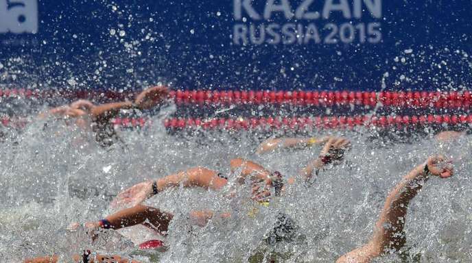 Sport Schwimm-WM Deutsches Freiwassertrio Gewinnt WM-Gold Im Team ...